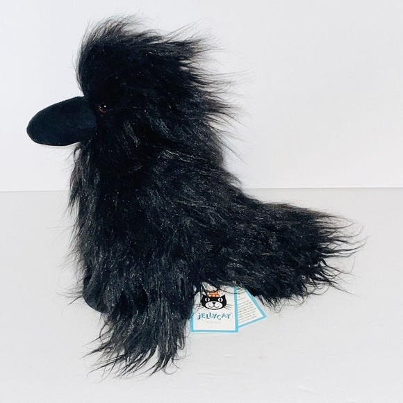 Jellycat Other - Jellycat Charlie Crow Black Plush Stuffed Retired 2016 Rare Jellycat London Tag